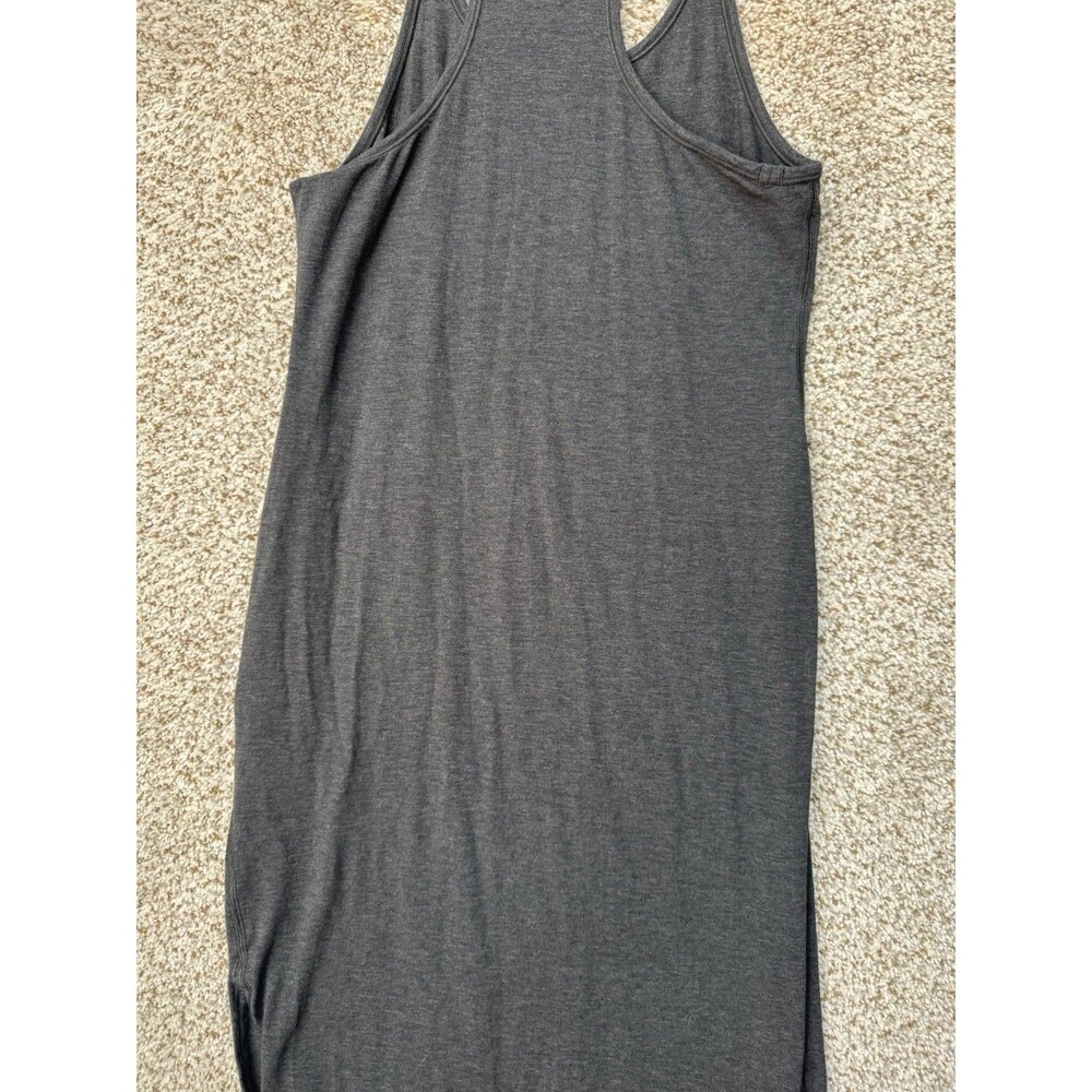 Lululemon Refresh Racerback Tank Maxi Dress ll Women's 6 Small Heather Gray Slit - Picture 4 of 14